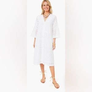 Provincial Eyelet Cote D'azur Caftan